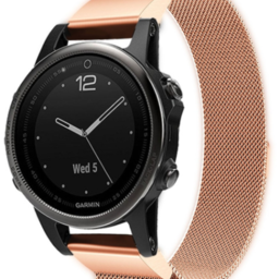 Garmin Instinct E - 40mm Milanese-Armband (Rose Gold)