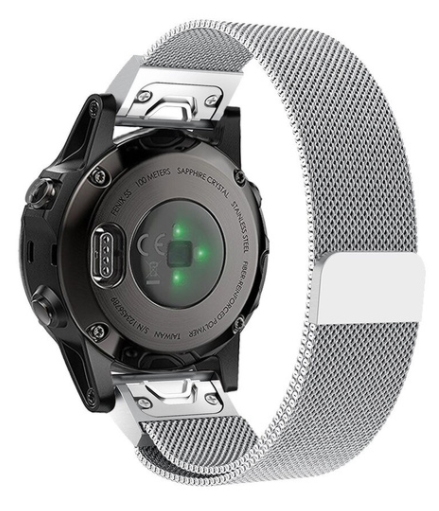 Garmin Descent Mk3(i) - 43mm Milanese Armband (Silber)