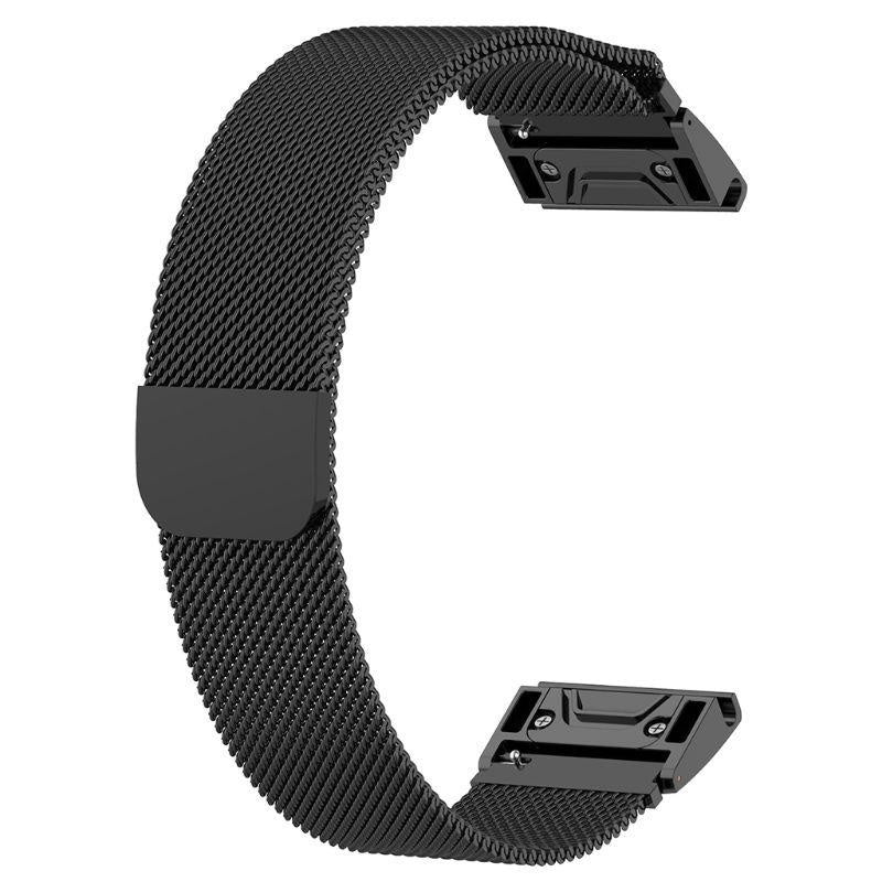 Garmin Quatix 8 - 51mm Milanese Strap (Black)