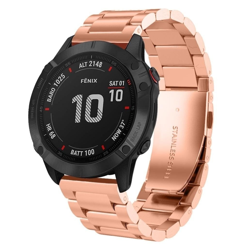Garmin Tactix 7 Stahlarmband (Rose Gold)