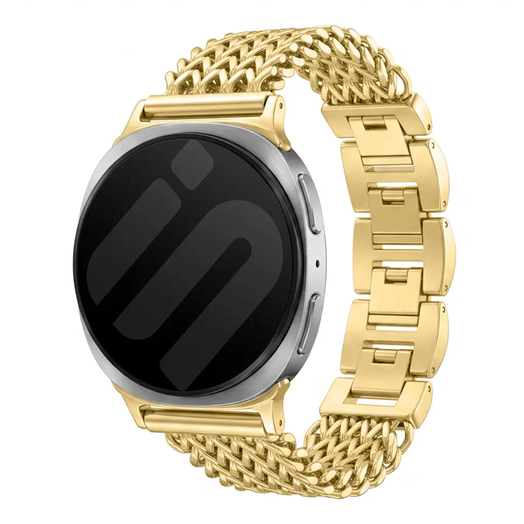 Samsung Galaxy Watch 8 Classic Metall Mesh Armband (Gold)