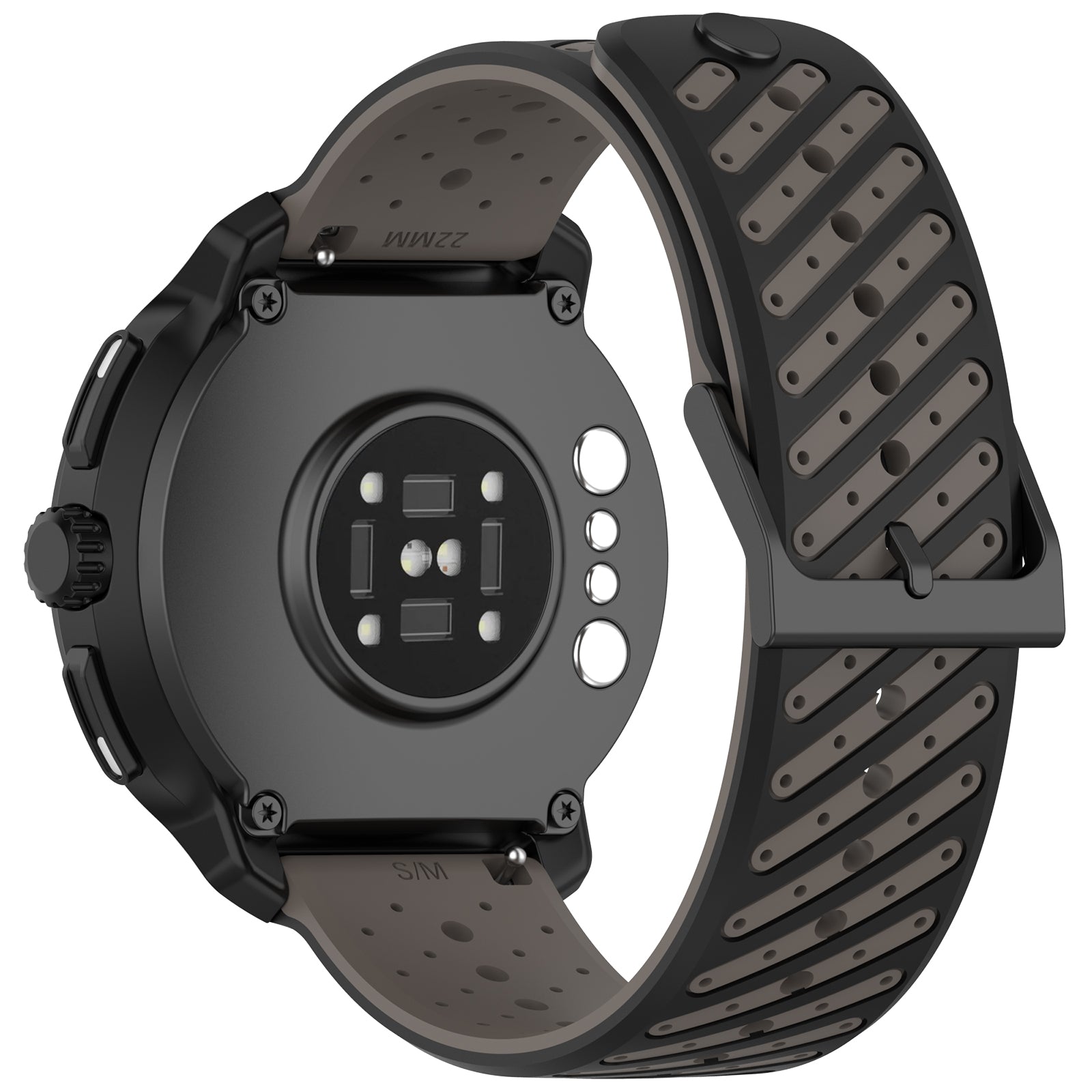 OnePlus Watch Gestreiftes Silikonarmband (Grau)