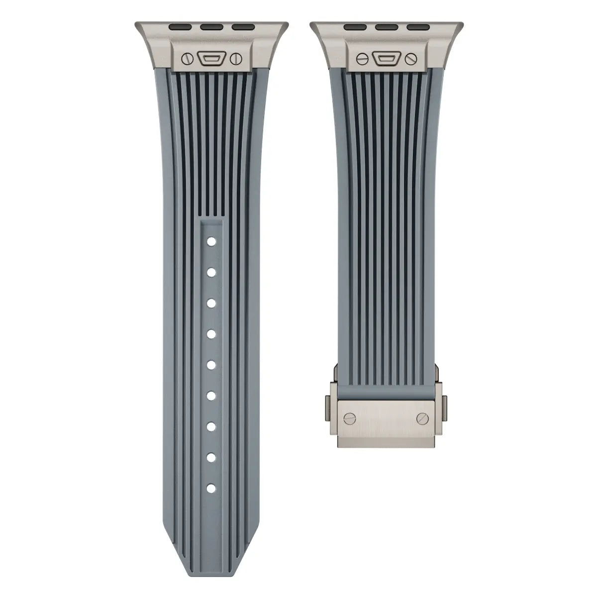 Apple Watch Liquid Elastisches Silikonband (Grau)