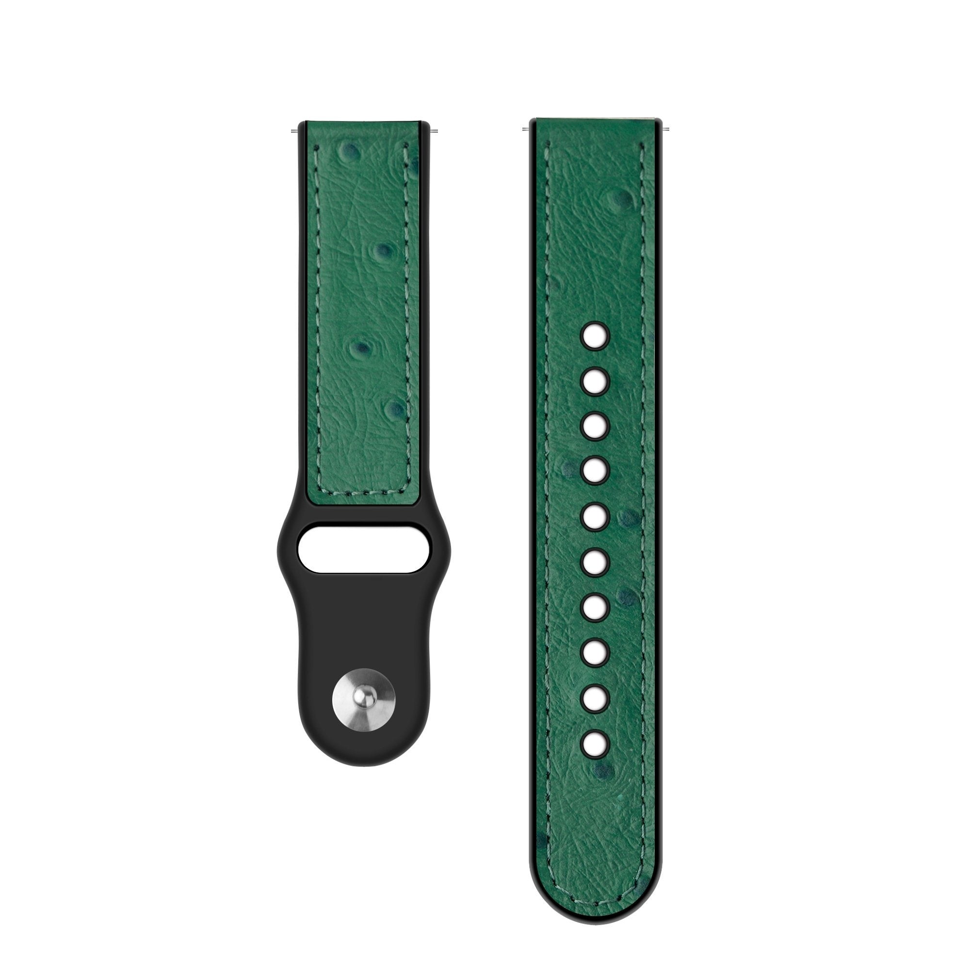 Suunto 9 Peak Leder Hybrid-Armband (grün)