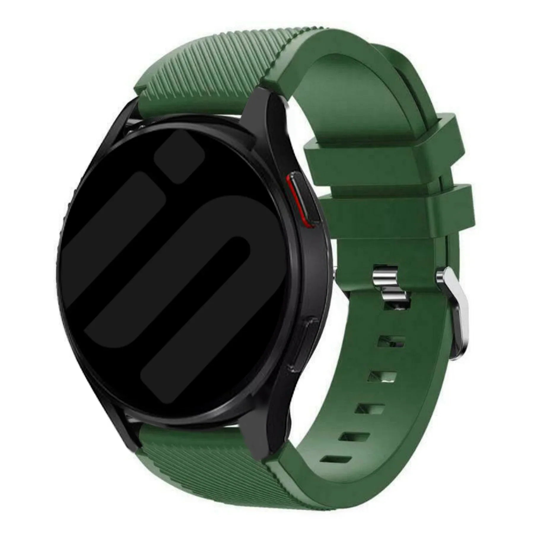 Suunto Run Twill Silikonarmband (Dunkel Grün)