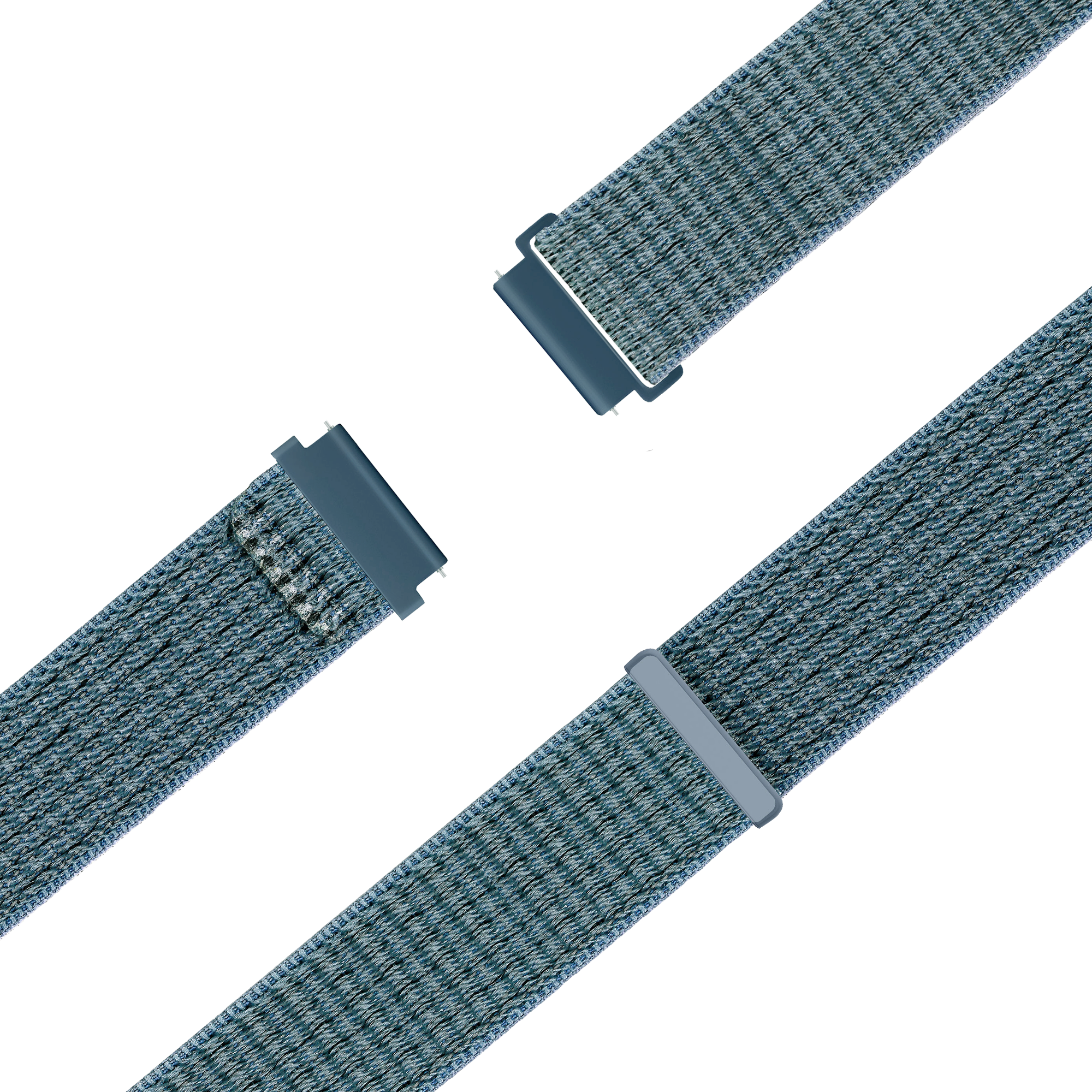 Bandz Garmin Venu 2s Nylon Loop Armband (Grün-Grau)