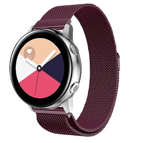 Samsung Galaxy Watch Active Milanese Strap (Purple)