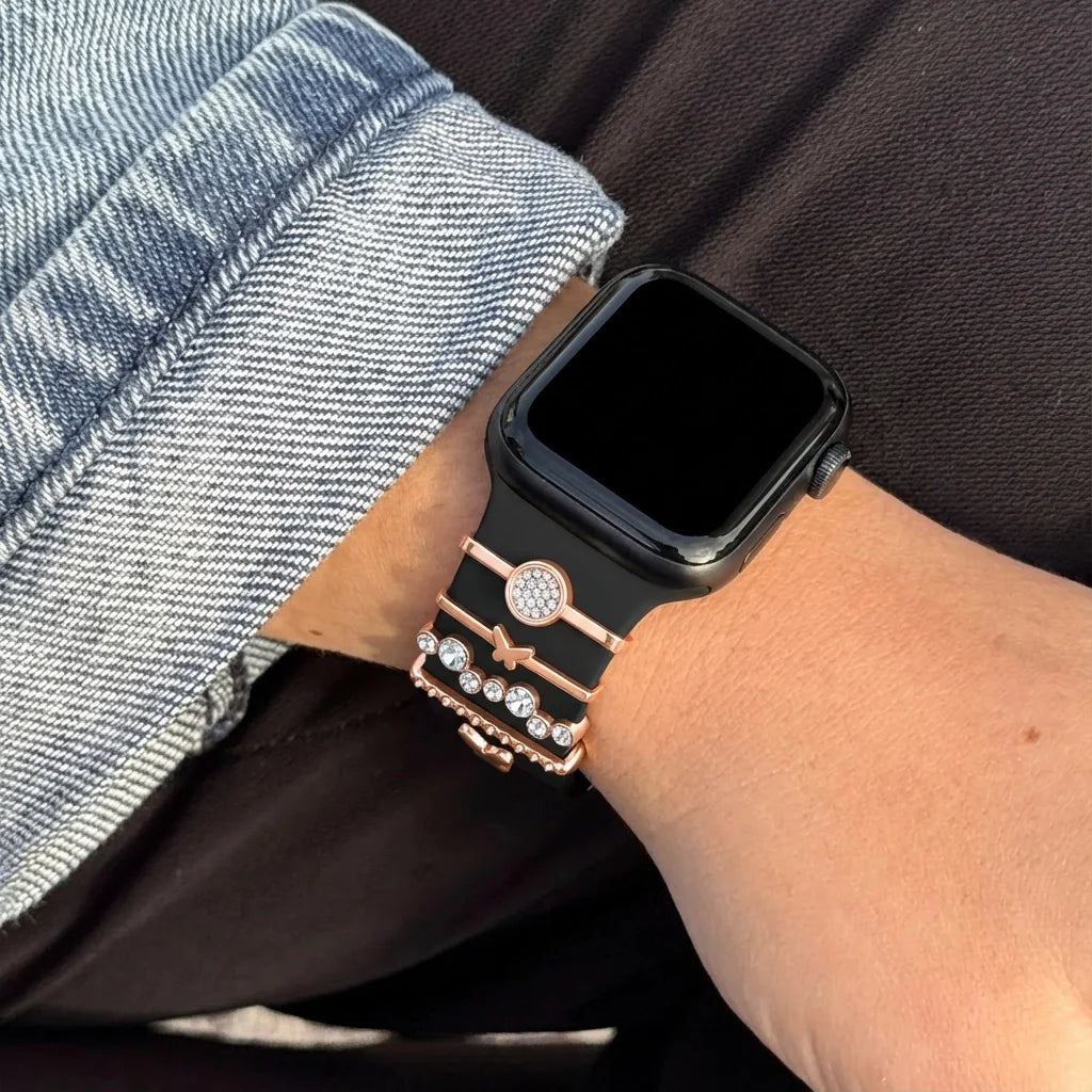 Anhänger für dein Apple Watch Armband - Butterfly (Roségold)