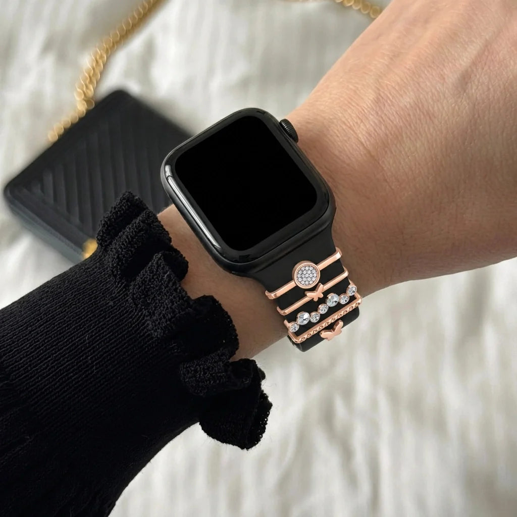 Anhänger für dein Apple Watch Armband - Butterfly (Roségold)