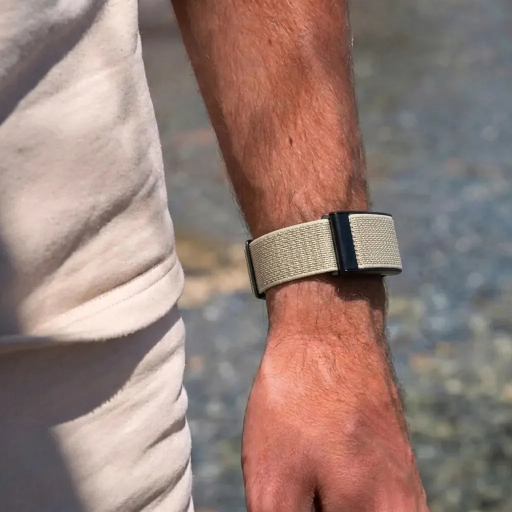 Polar Loop Nylon Armband (Beige)