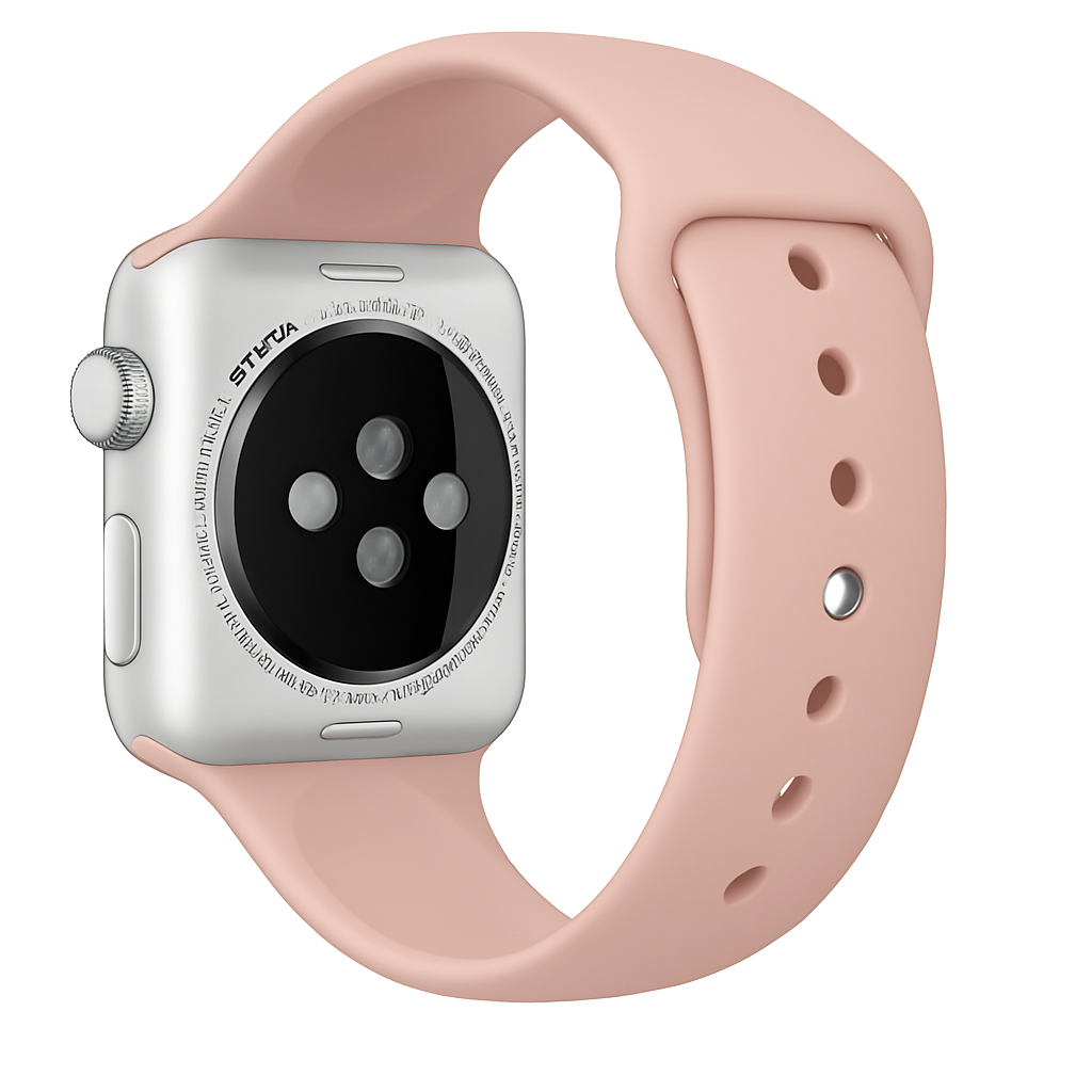 Apple Watch Silikonarmband (Baby Rosa)