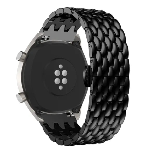 Honor Magic Watch 2 Stahlarmband mit Drachenmuster (Schwarz)