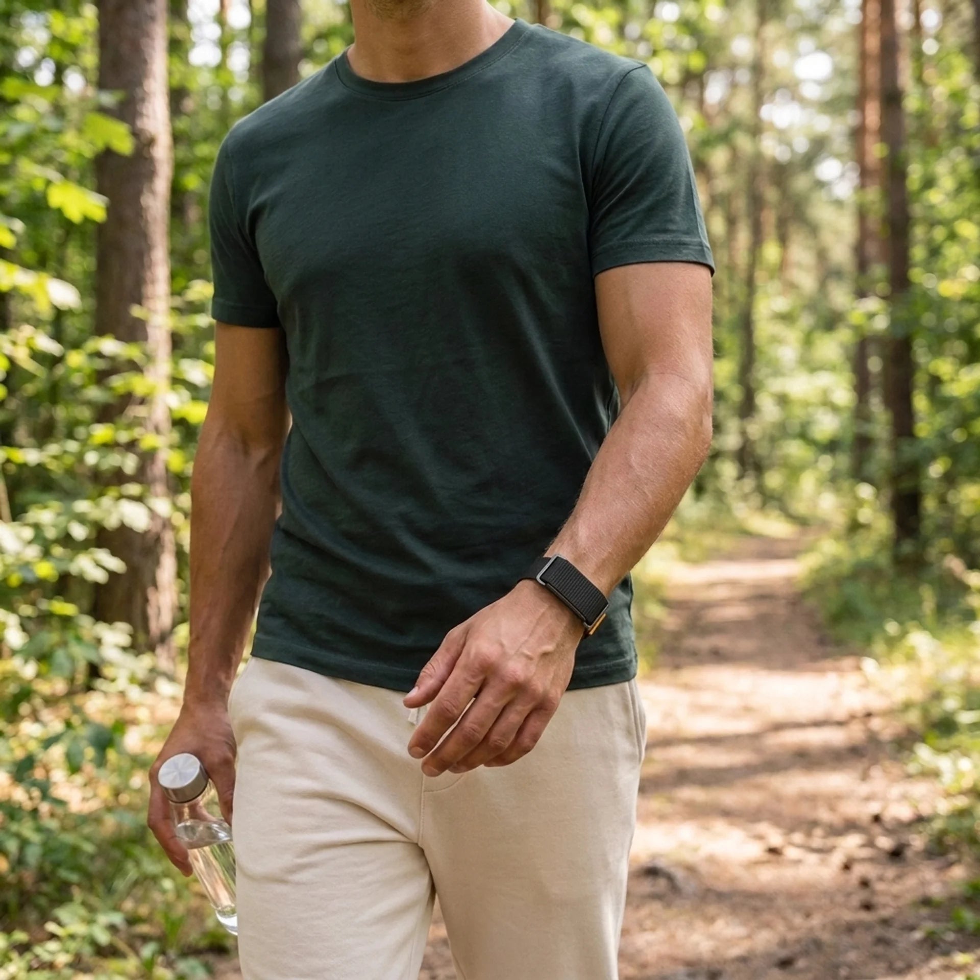 Fitbit Air Ultradünnes Nylonband (Schwarz)