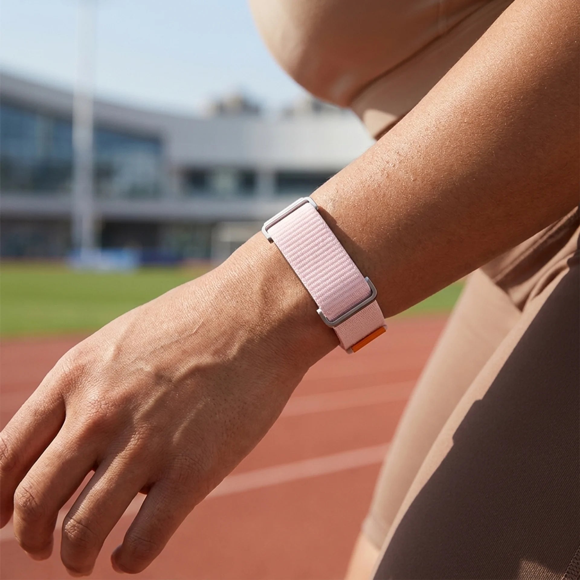 Fitbit Air Ultradünnes Nylonband (Rosa)