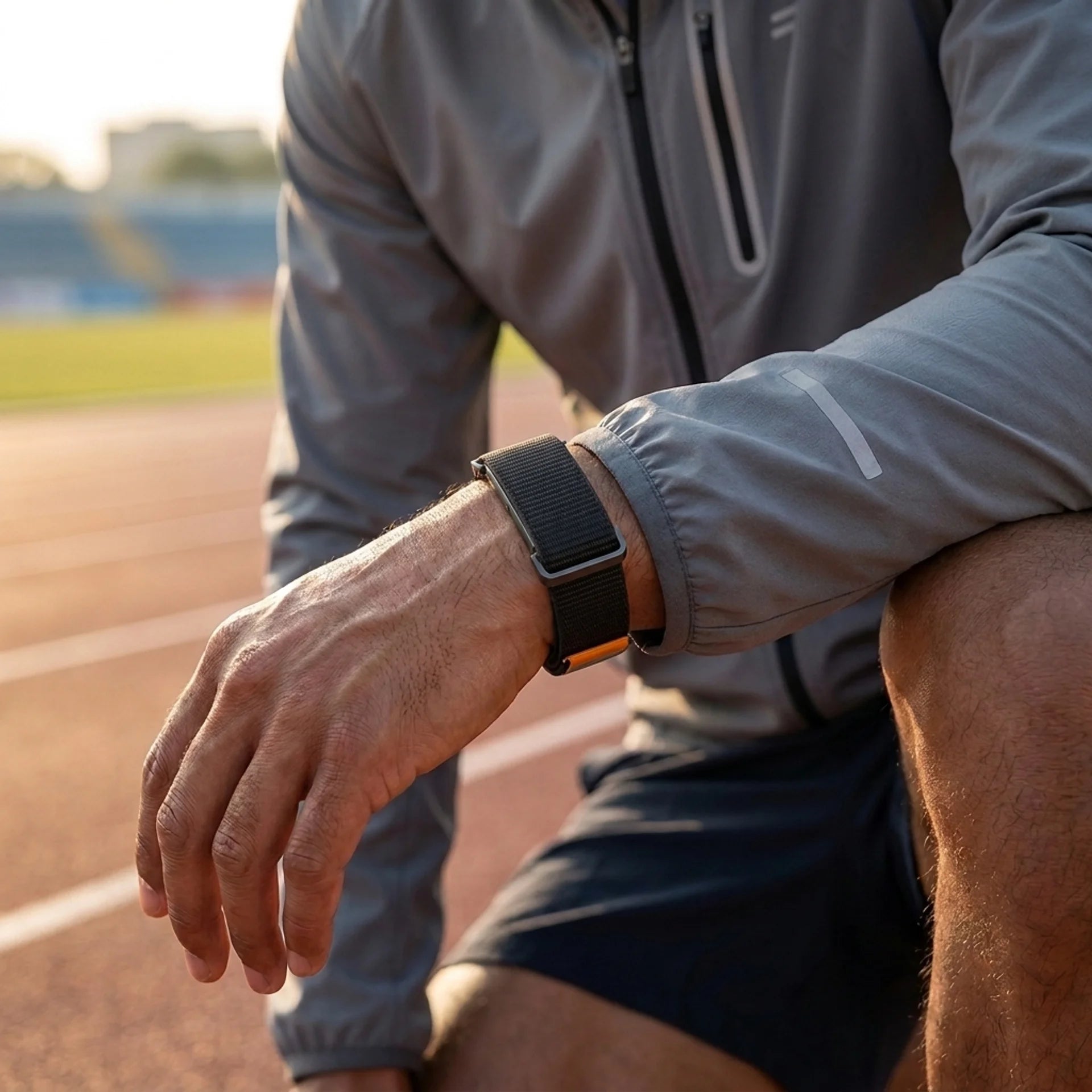 Fitbit Air Ultradünnes Nylonband (Schwarz)