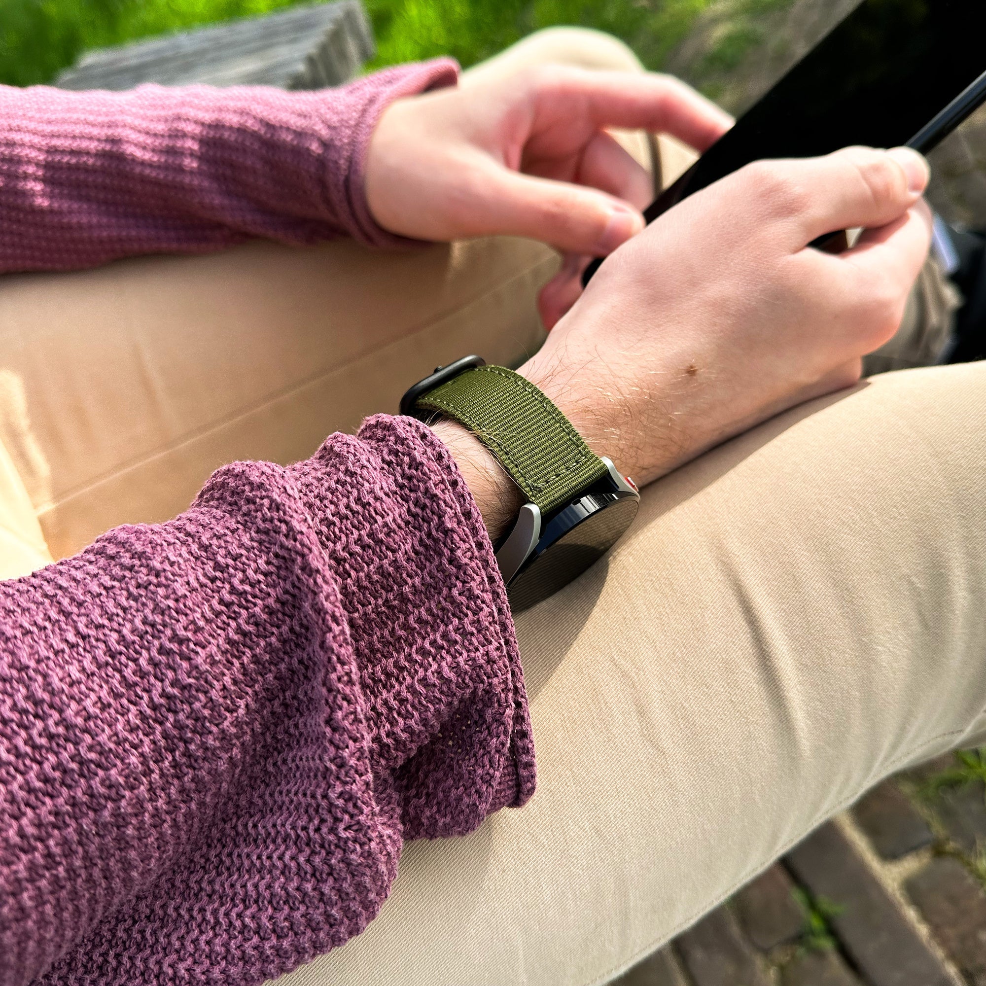 Amazfit Bip 6 Schnalle Nylonarmband (Grün)