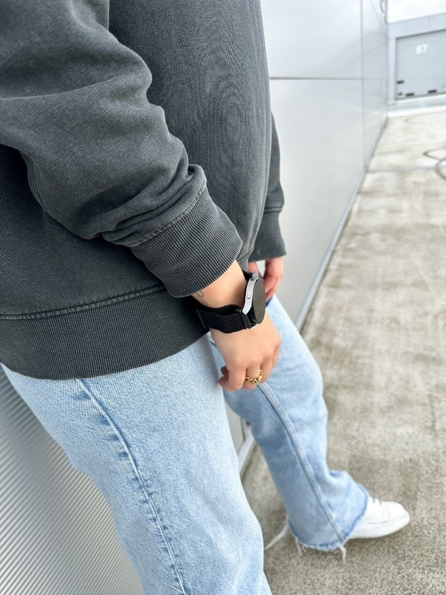 Suunto 9 Peak Verstellbar geflochtenes Armband (schwarz)