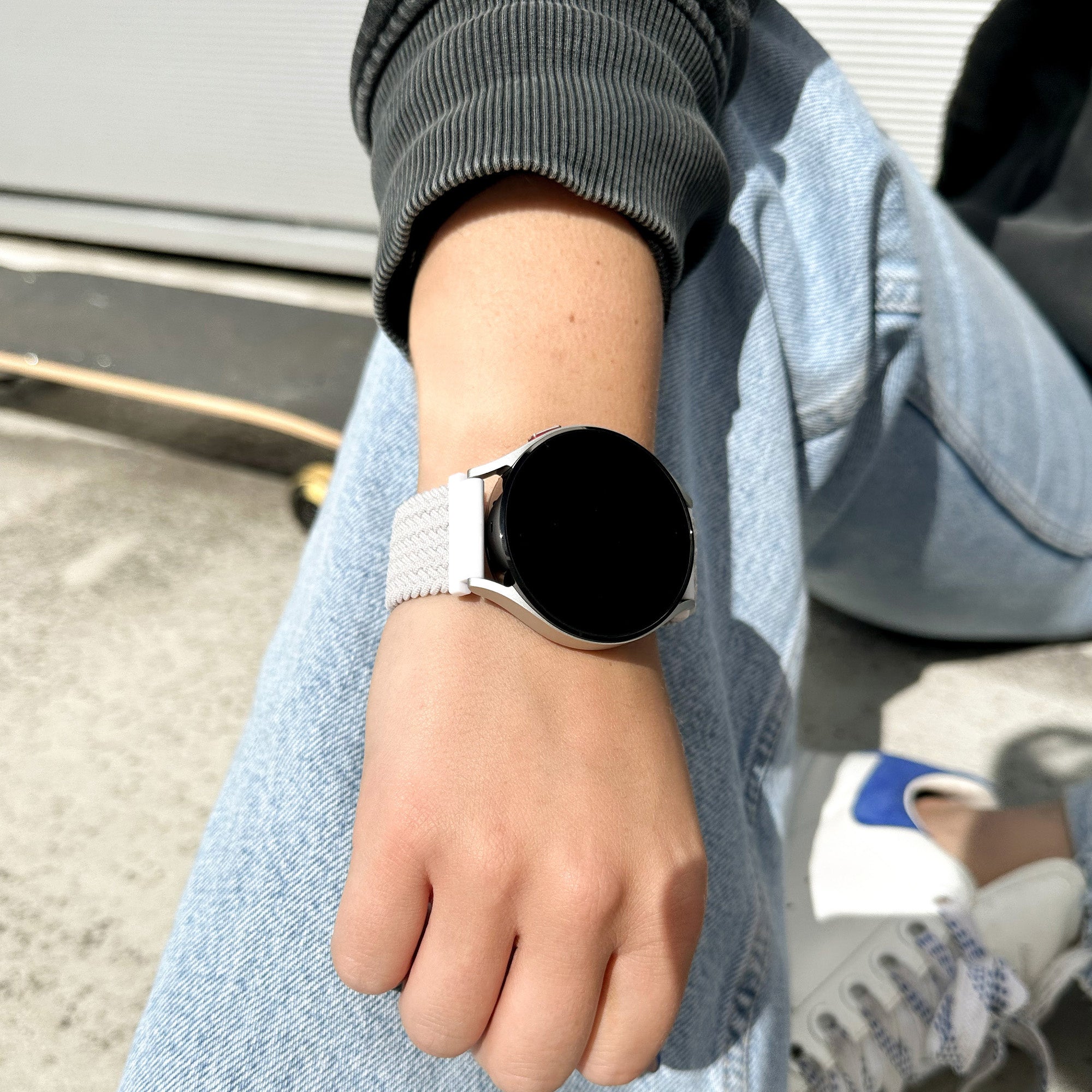 OnePlus Watch 3 verstellbares gewebtes Band (Weiß)