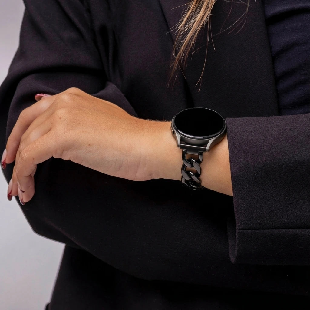 Samsung Galaxy Watch 5 - 44mm Steel Chain Strap (Black)