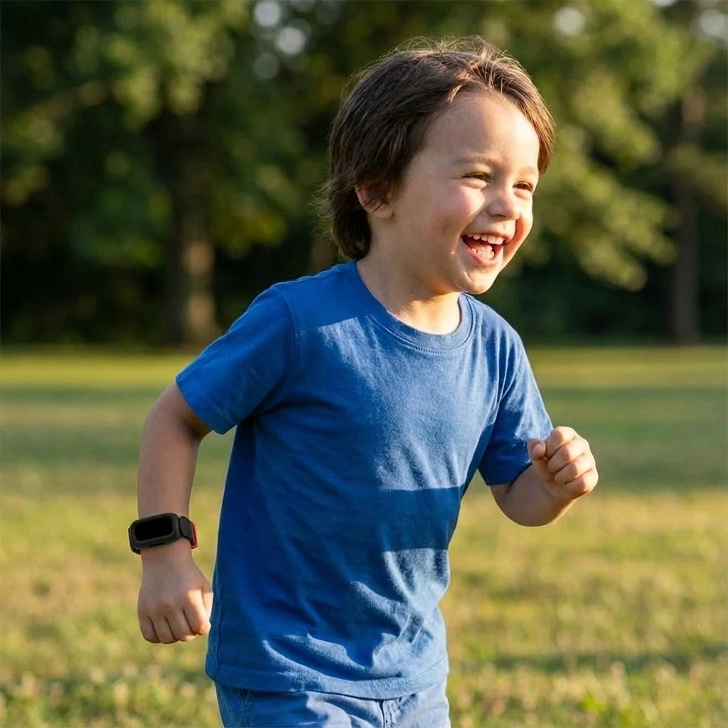 Fitbit Ace 3 Silicone Strap (Black/Red)