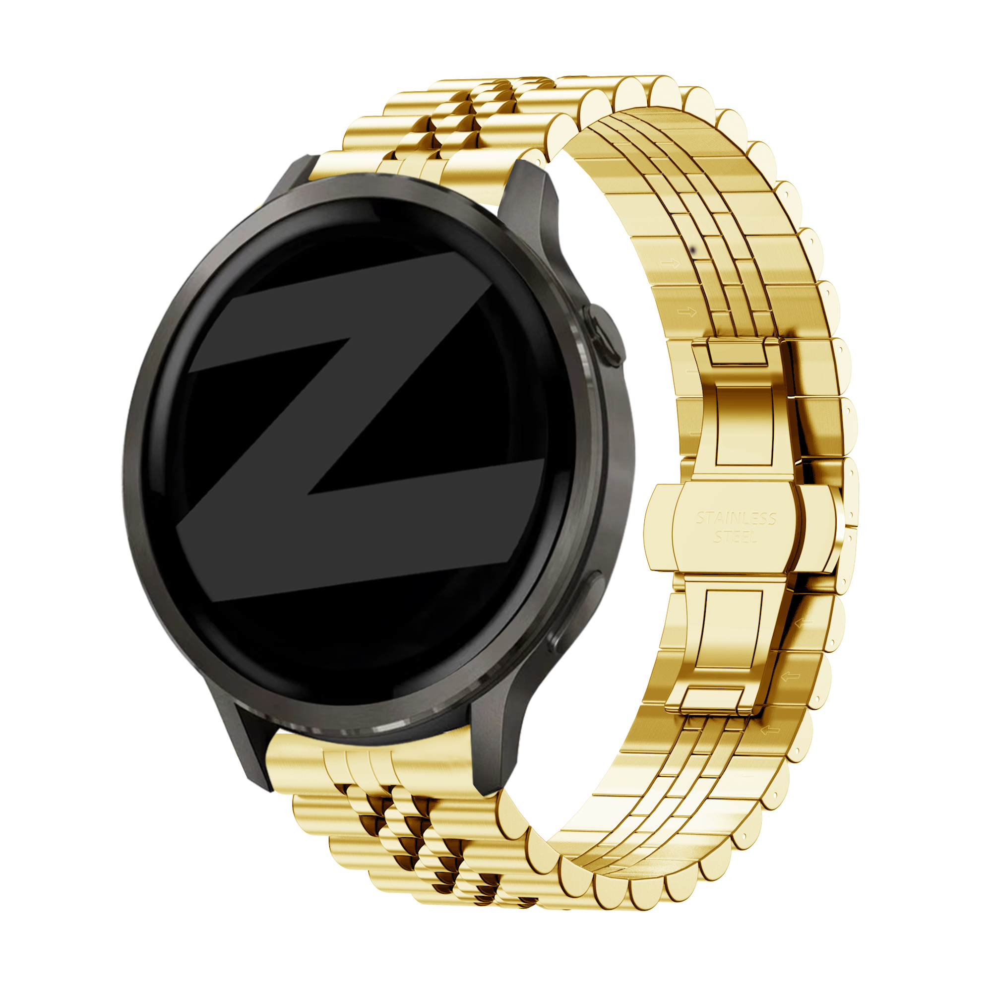 Bandz Garmin Forerunner 255s Stahlarmband 'Jubilee' (Gold)