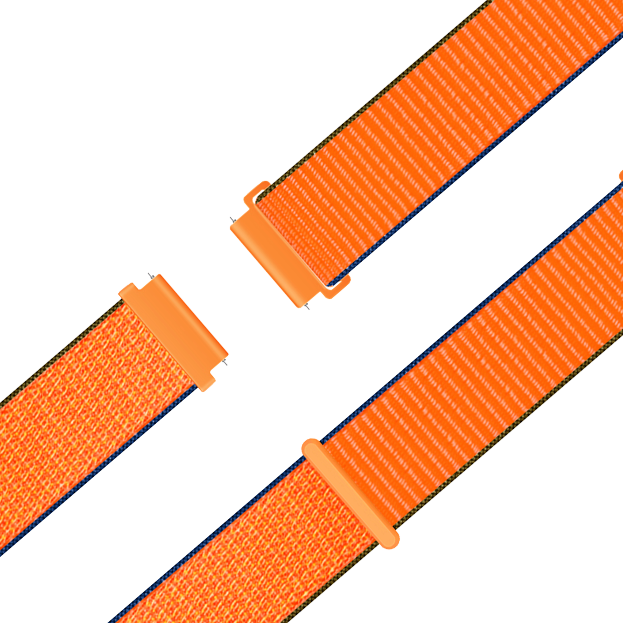 Bandz Garmin Vivoactive 4s Nylon Loop Armband (Kumquat)
