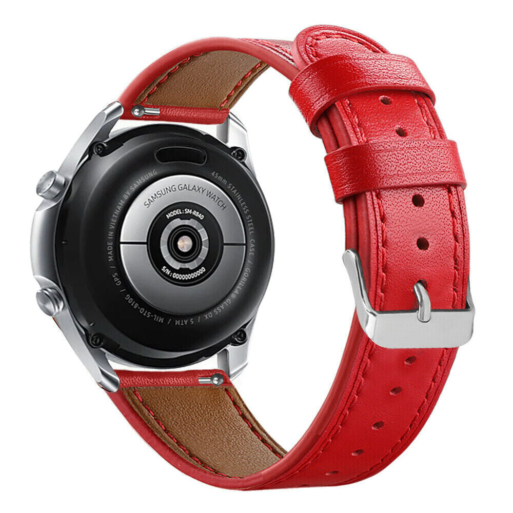 Amazfit Balance Modern Leather Strap (Red)