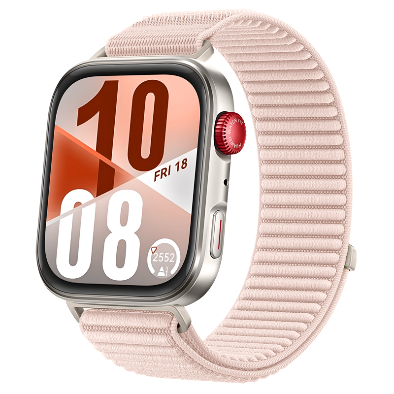 Huawei Watch Fit 4 Pro Nylon Wave Strap (Light Pink)