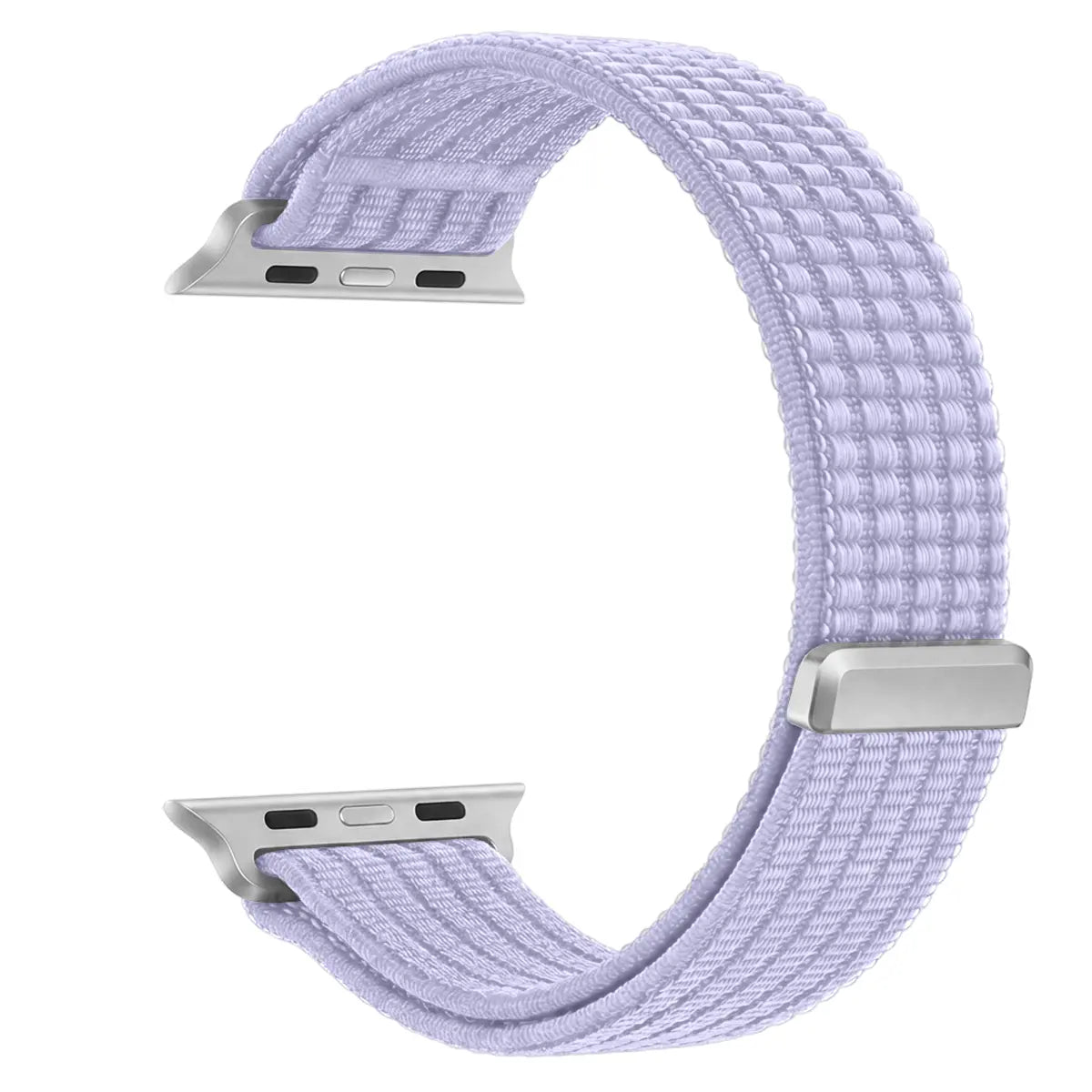 Apple Watch Ultradünnes Nylonband (Hell Lila)