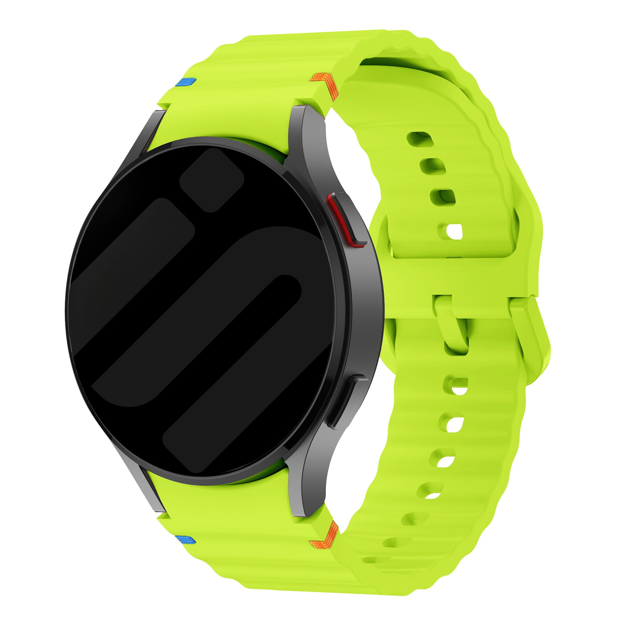 Samsung Galaxy Watch 4 44 mm Wave Armband (Limettengrün)