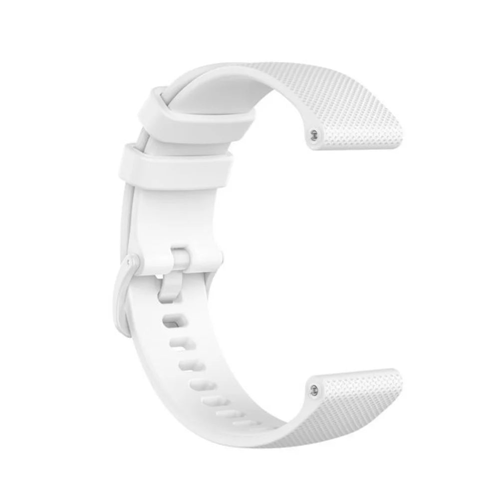Huawei Watch 5 - 46mm Premium Silikonarmband (Weiß)