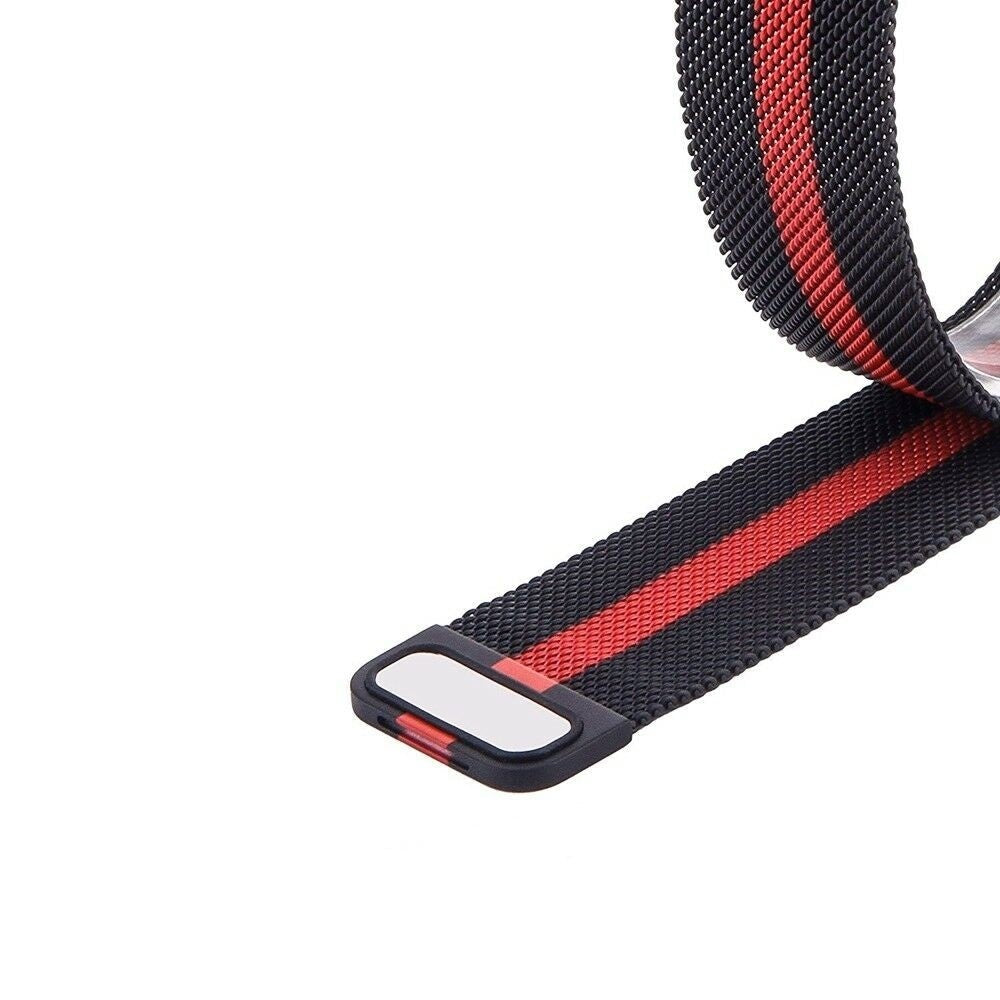 Amazfit Bip 6 Milanese Armband (Schwarz/Rot)