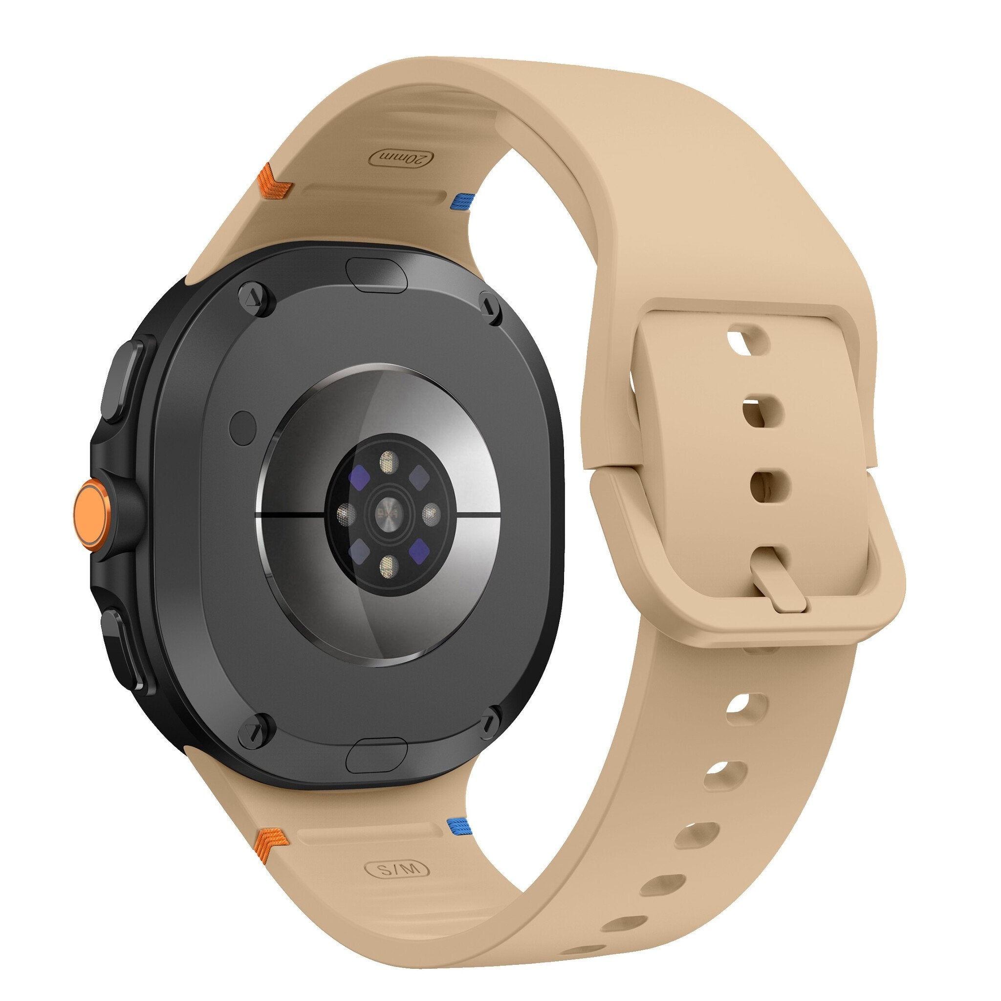 Samsung Galaxy Watch 8 - 44mm Silikonarmband (Milk Tea)