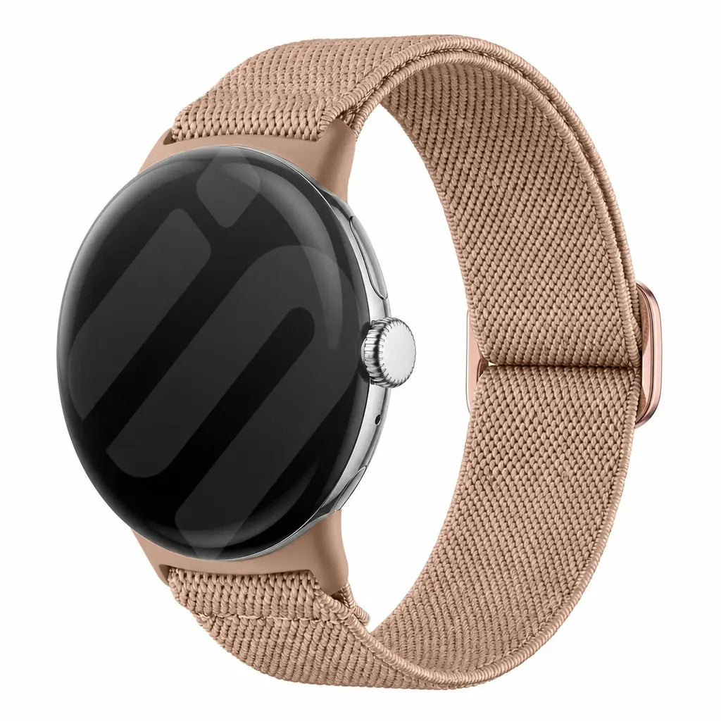 Google Pixel Watch 5 - 41mm Elastisches Armband (Rosa)