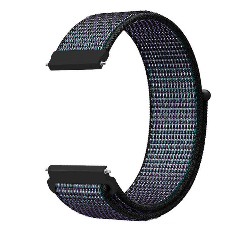 Amazfit Balance 2 Nylon Strap (Black/Blue)