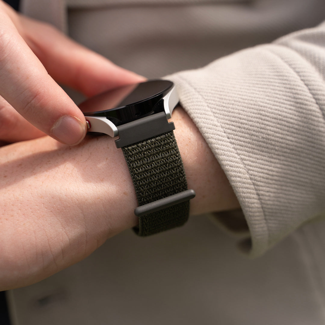 Amazfit Bip U (Pro) Nylon Strap (Dark Green)