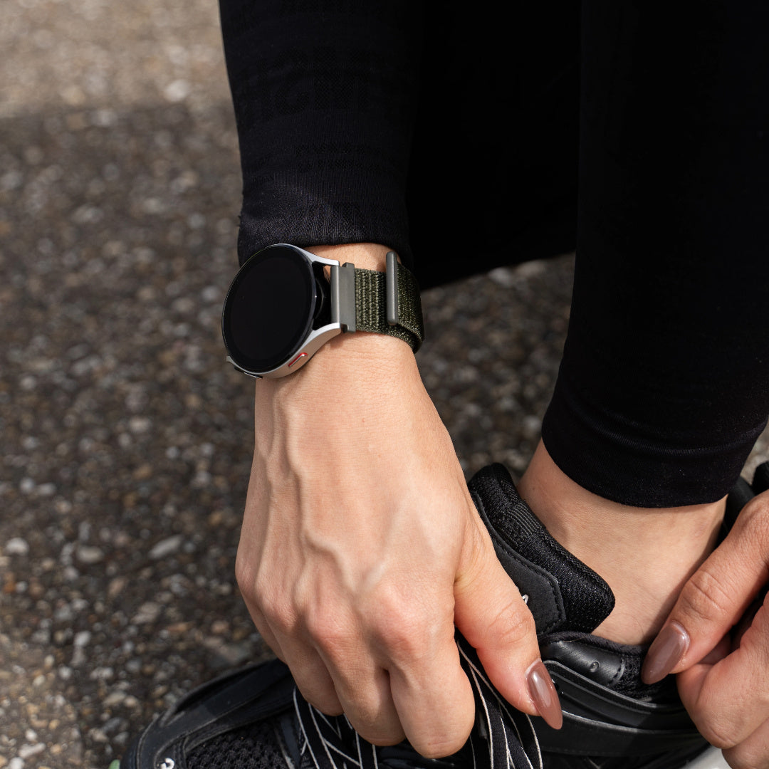 Amazfit Bip 3 (Pro) Nylonarmband (Dunkel Grün)