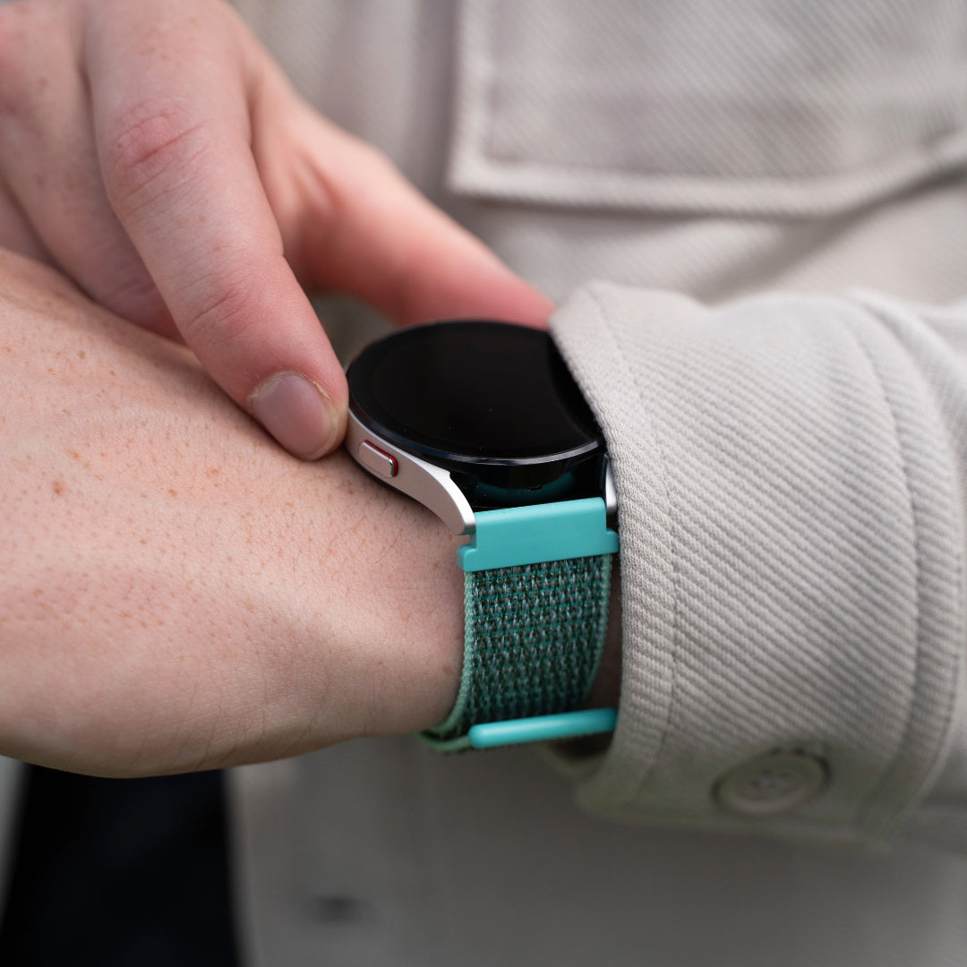 Coros Pace 2 Nylonarmband (Mintgrün)