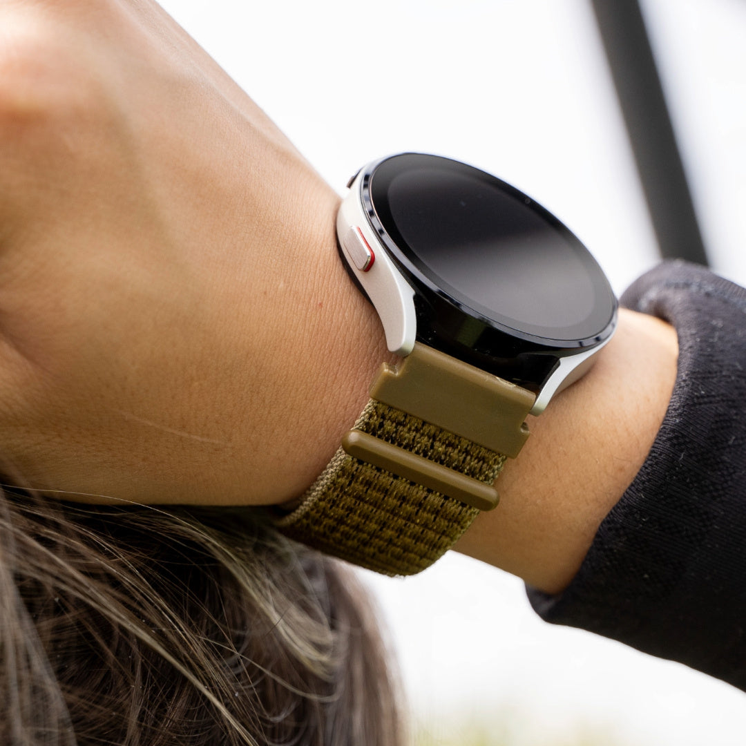 Withings Steel HR Sport Nylonarmband (Olive)