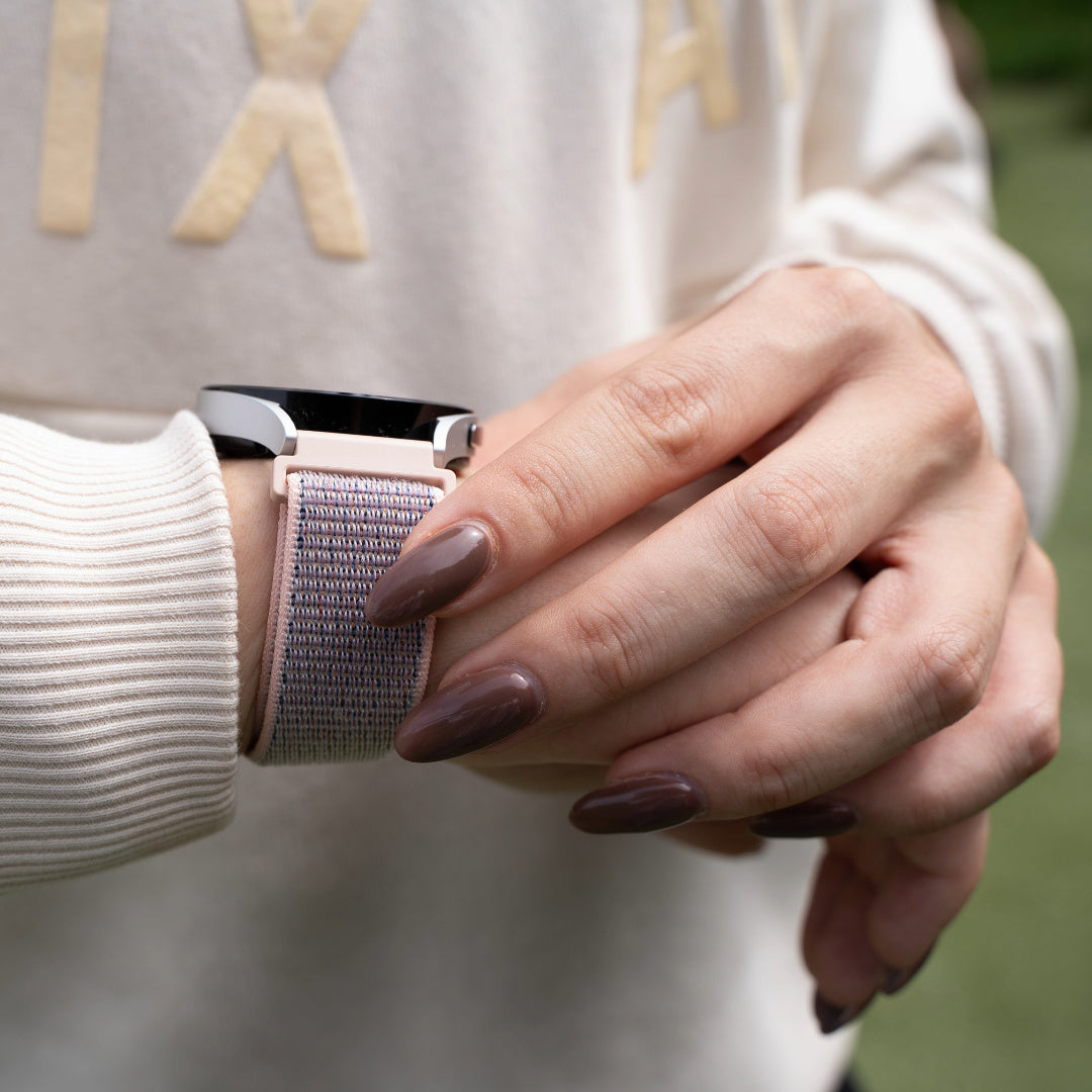 Amazfit GTS 4 Nylonarmband (Rosa Sand)