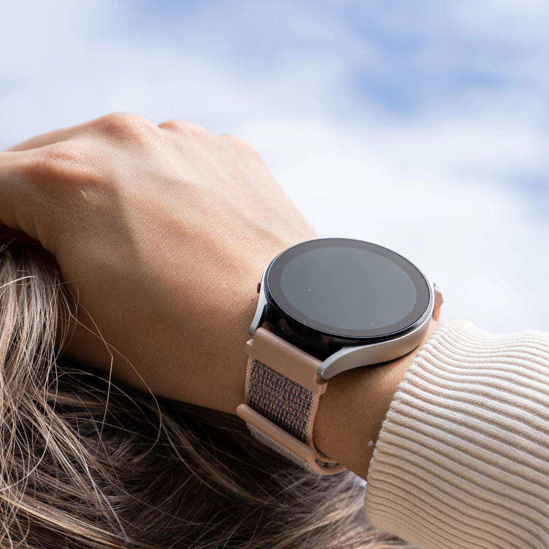 Amazfit GTS 4 Nylonarmband (Rosa Sand)