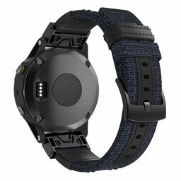 Garmin Instinct E - 45mm Nylon Hybrid-Armband (Blau)
