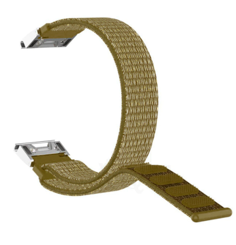 Garmin Fenix 7x Nylonarmband (Olivgrün)