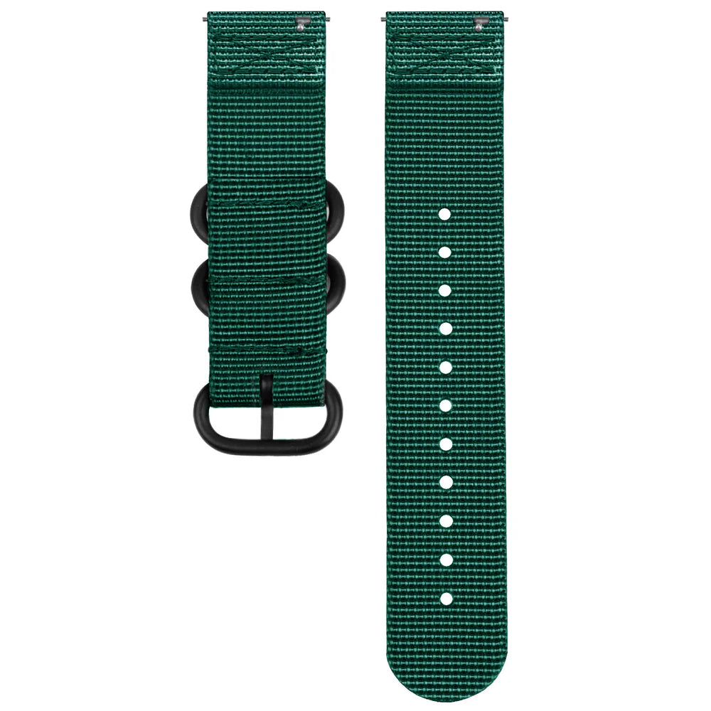 Amazfit Bip U (Pro) Nylon Buckle Strap (Dark Green)