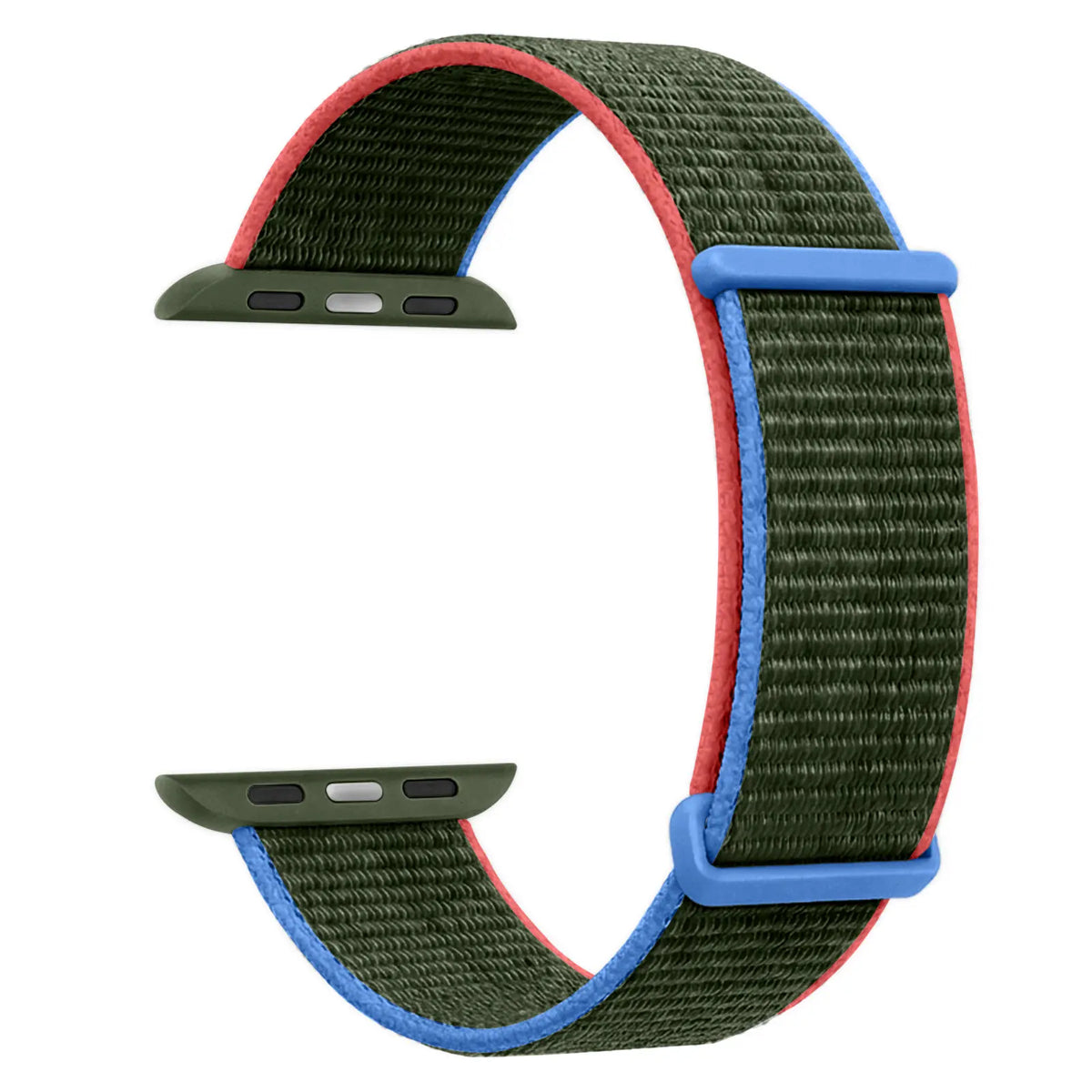 Apple Watch Nylon Loop Armband (Olivgrün)