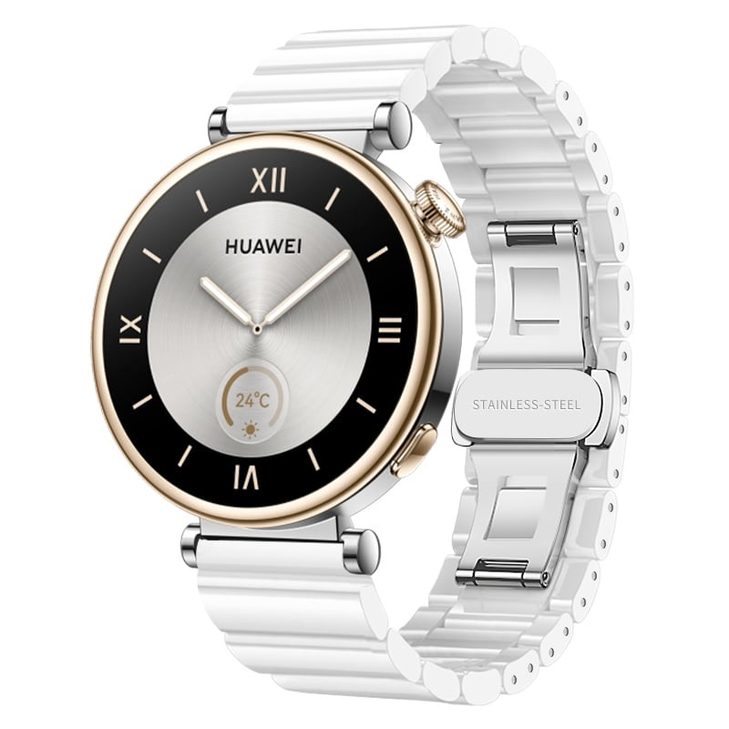 Huawei Watch GT 5 - 41mm One Bead Ceramic Strap (White)