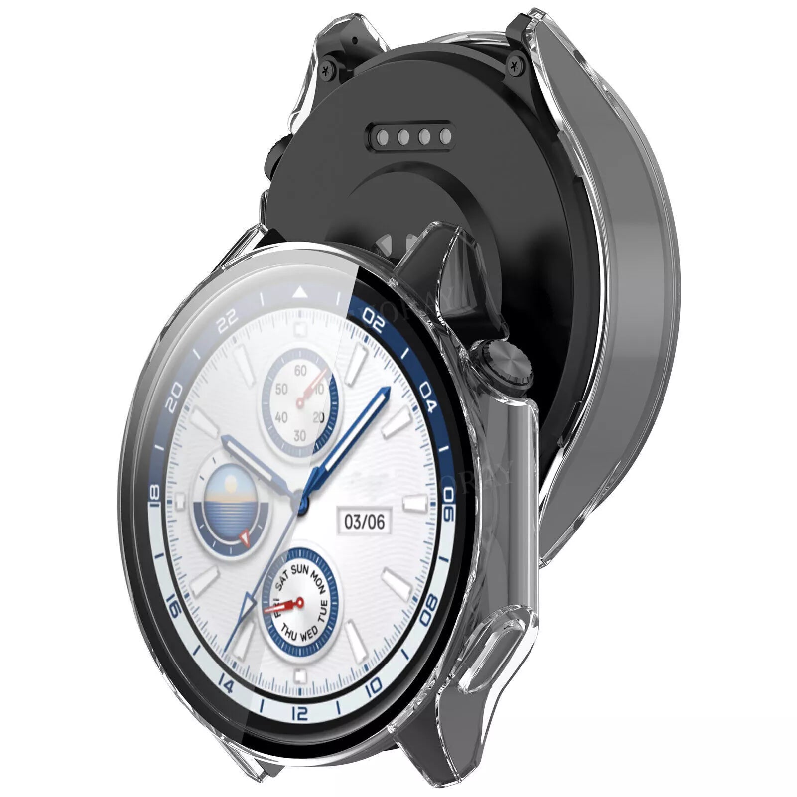 OnePlus Watch 2 Hartschale mit Glass (Transparent)