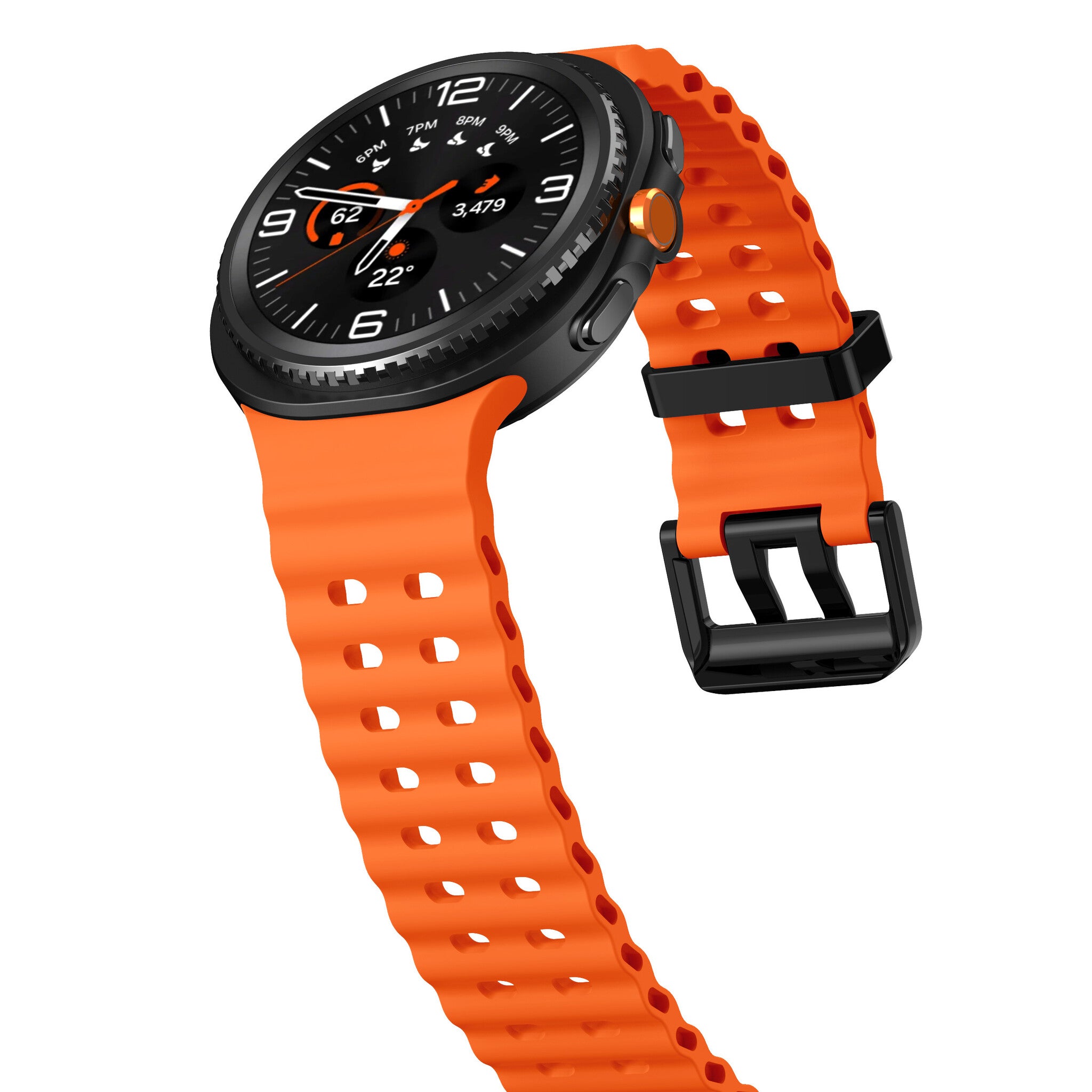 Samsung Galaxy Watch 8 - 40mm Ocean Armband (Orange)