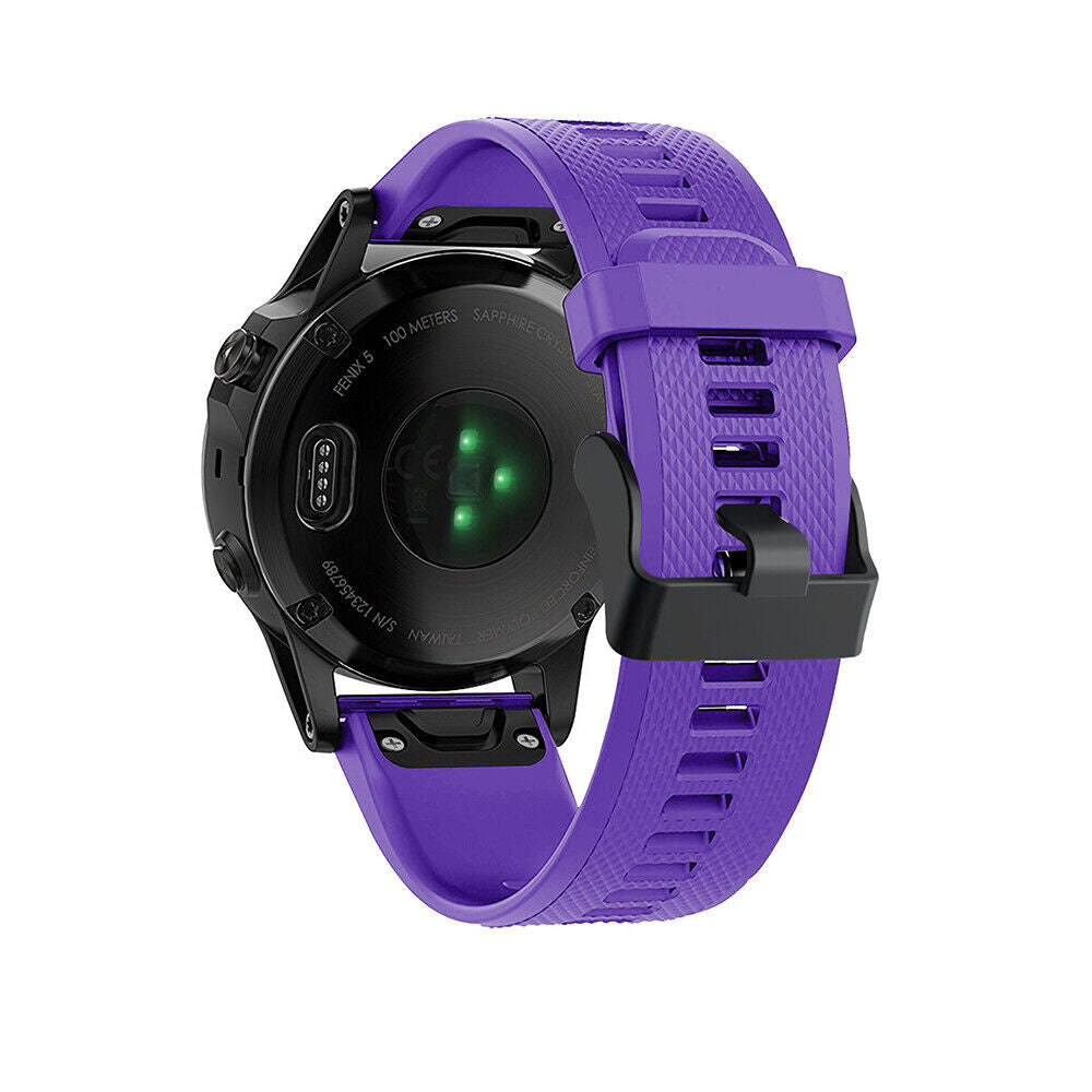 Garmin Quatix 8 - 47mm Silikonarmband (Lila)