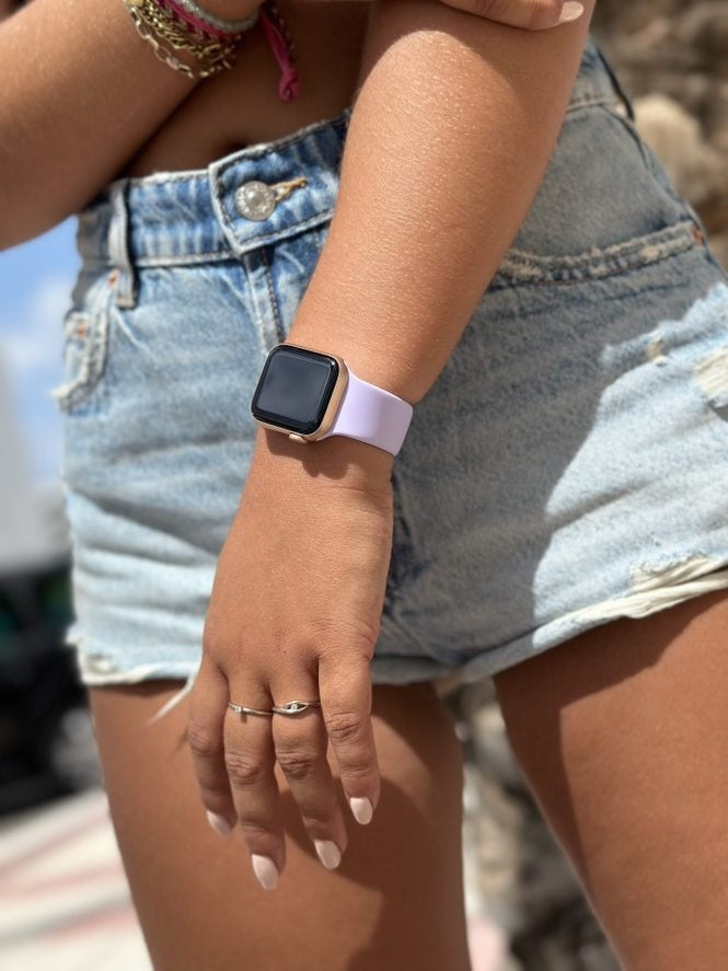 xoxo Wildhearts Apple Watch Silicone Strap (Lilac)